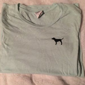 VS PINK mid sleeve tee